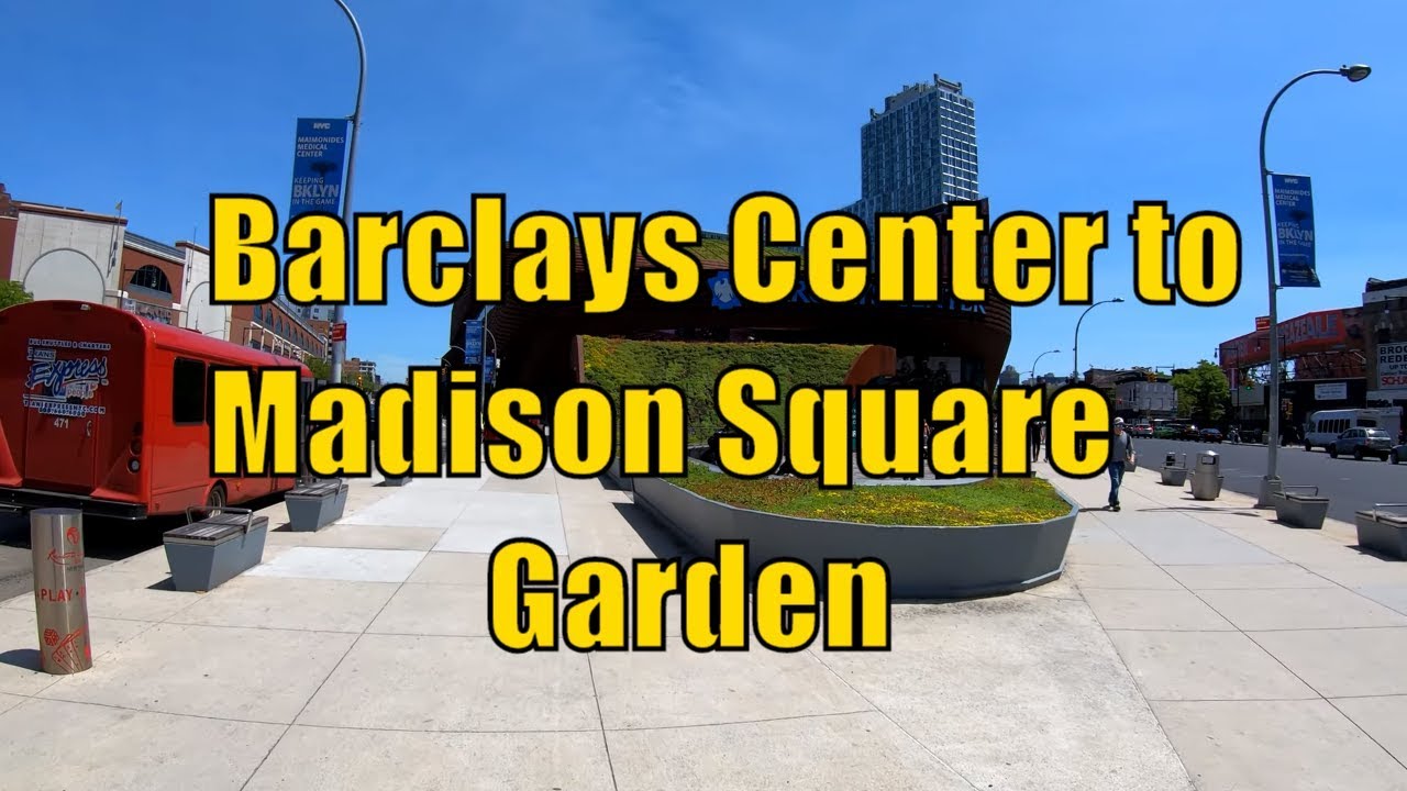 ᴷ Walking From Barclays Center Brooklyn To Madison Square