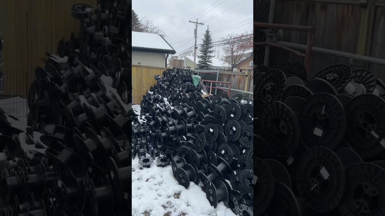 🇸🇪 вот что я делаю с пустыми катушками из-под нити 