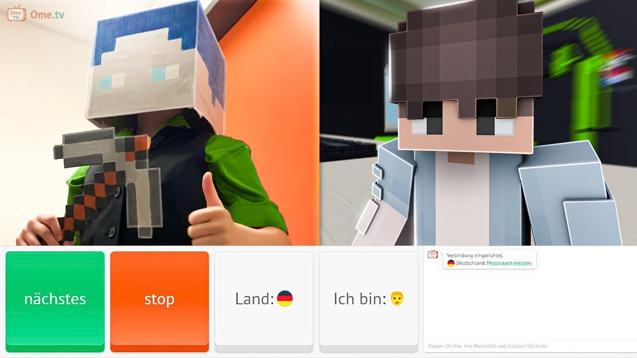 Minecraft, aber auf OME.TV...
