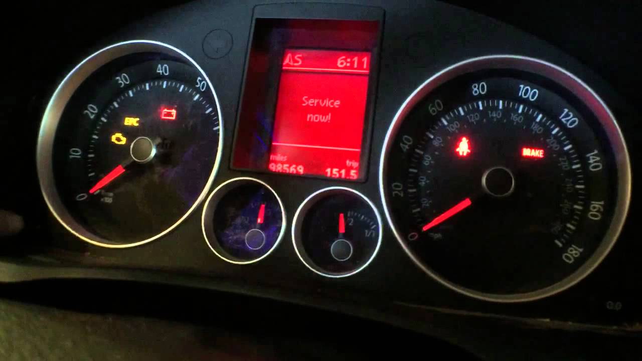 How To Reset Oil Change Reminder On Vw