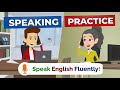 Simple english speaking practice at home  listening english conversation practice