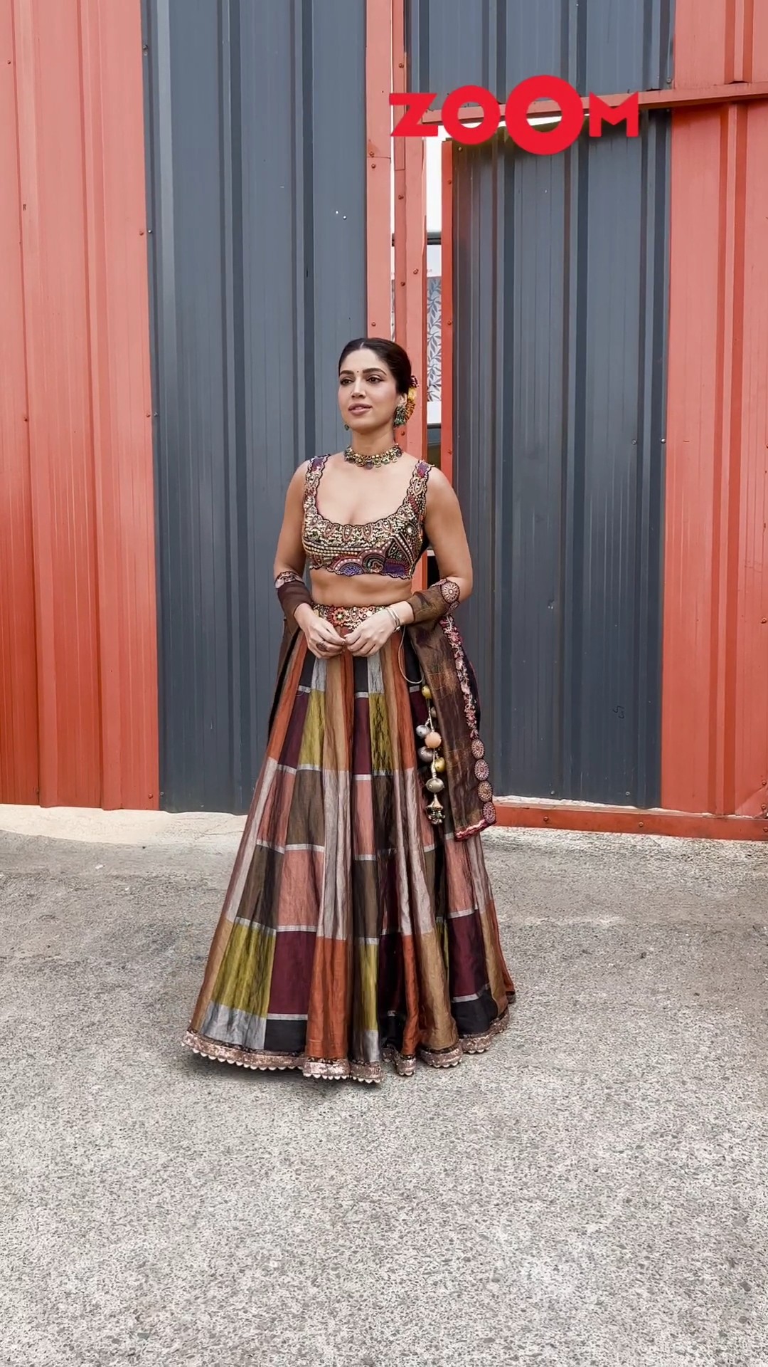 Bhumi Pednekar slays TRADITIONAL look for Mere Husband Ki Biwi promotions? #bumipednekar #shorts