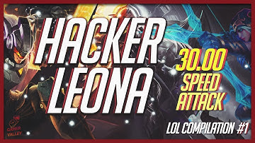HACKER Leona | CRAZY League of legends compilation #1