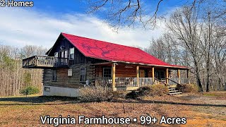 Virginia Farms For Sale | 99+ Acres | Virginia Farmland For Sale | 2-Homes | 3-Parcels