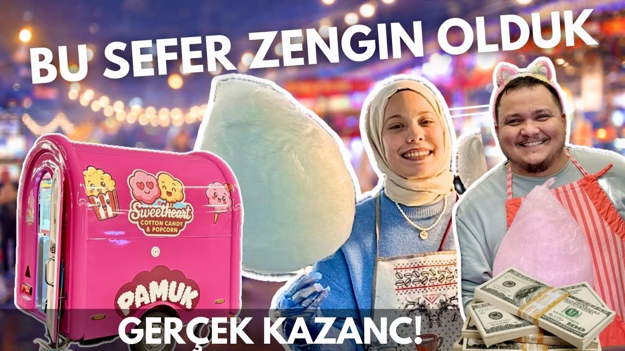 Hollanda Fuarında Pamuk Şeker Sattık | Kaç Para Kazandık? Hollanda’da Girişimcilik