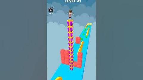 Cuba stacker surfer 3D gameplay levels 41 complete and iOS and Android gameplay