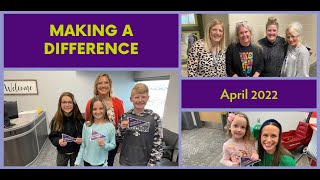 April 2022 Making a Difference