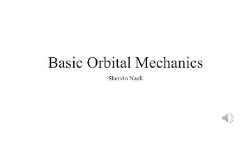 Basic Orbital Mechanics