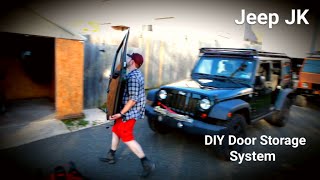 Jeep JK Door Storage Holder - How to make a DIY Mounting Bracket System