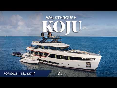 KOJU | The ultimate walkthrough of the 121' (37m) Benetti charter superstar | For sale with IYC