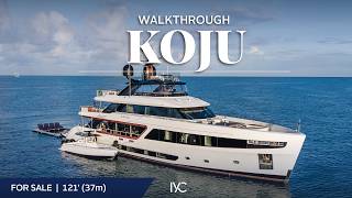KOJU | The ultimate walkthrough of the 121' (37m) Benetti charter superstar | For sale with IYC