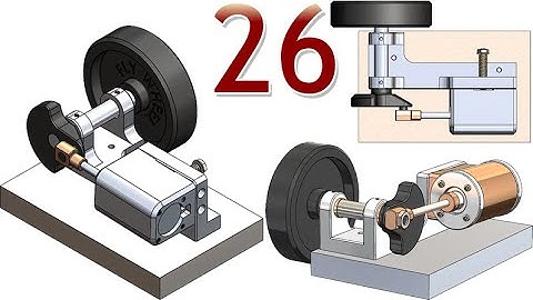 26-Project 42| Horizontal Wobbler Steam Kit | SolidWorks Tutorial : initial  assembly- assembly1