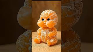Feeding the Cutest Tiny Orange Baby!Food Art Comes to Life🥸🤠🥸🤠