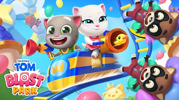 Talking Tom Blast Park: The New Blasting Adventure New Update 2023 - Android iOS Gameplay HD #1