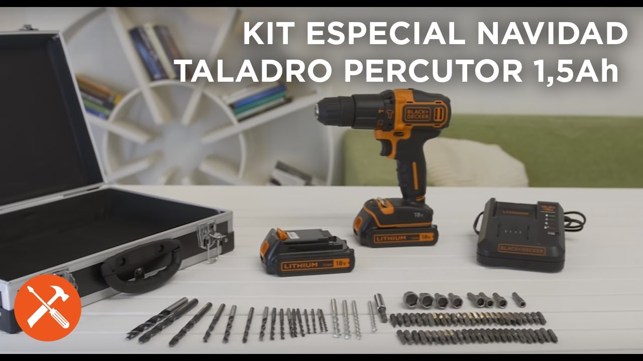 BLACK+DECKER - Diferencia entre taladro percutor y atornillador Sin  importar si su energía eléctrica es por cable o a batería, en su interior,  estas dos herramientas poseen un motor eléctrico y un