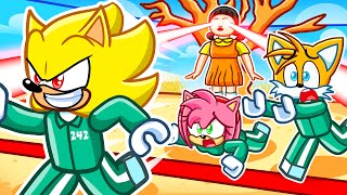 Thumbnail for Me Convertí en SUPER SONIC en Roblox SQUID GAMES 3!