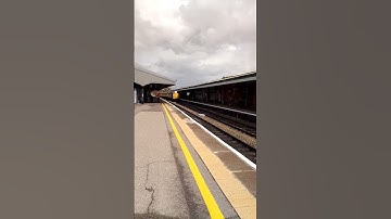 37219 Colas test train arrives at Westbury 7th September 2022