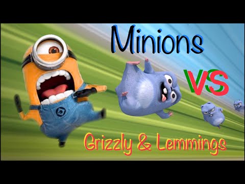 Minions Vs Grizzy x Lemmings - Fan Made