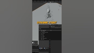Make Snow FOOTPRINTS in Blender using this Smart Technique #blender #3d #shorts
