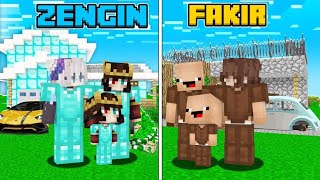 ZENGİN VS FAKİR AİLE 😱 - Minecraft