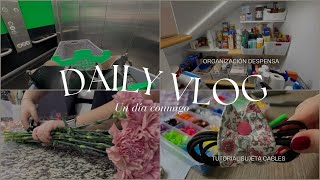 ✨VLOG✨ COMPRA MERCADONA + ORGANIZACIÓN DESPENSA + TUTORIAL SUJETA CABLES DE TELA