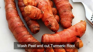 Ginger Garlic Turmeric Root Paste | Adrak Lasoon Kachhi Haldi paste