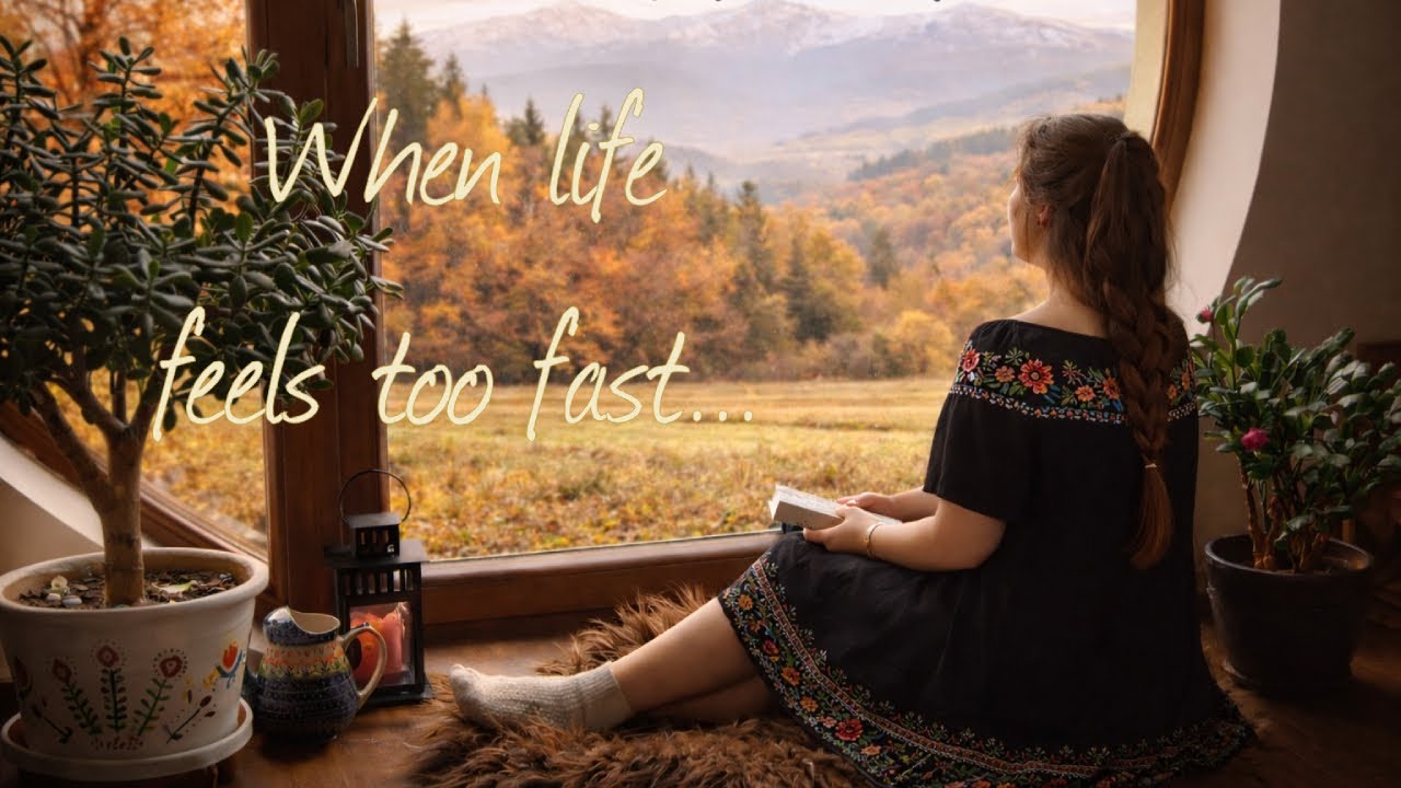 Cozy Countryside Day | Planting a Christmas Tree | Wild Birds & Relaxing Textured Art