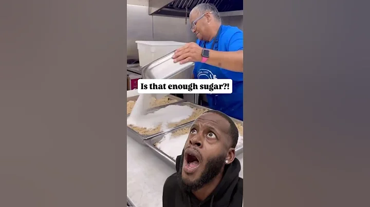 IS THAT ENOUGH SUGAR?! 🤯😨😱 #fyp #youtubeshorts #food #pie #comedy #bwattstv