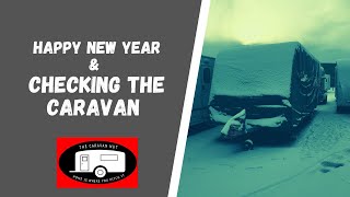 Happy New Year & checking the caravan