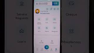 IOB bank AEPS enable process with mobile banking not visit branch