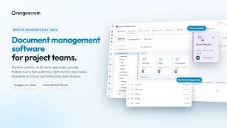 Document Management Software | Manage, Approve & Track Documents with Orangescrum