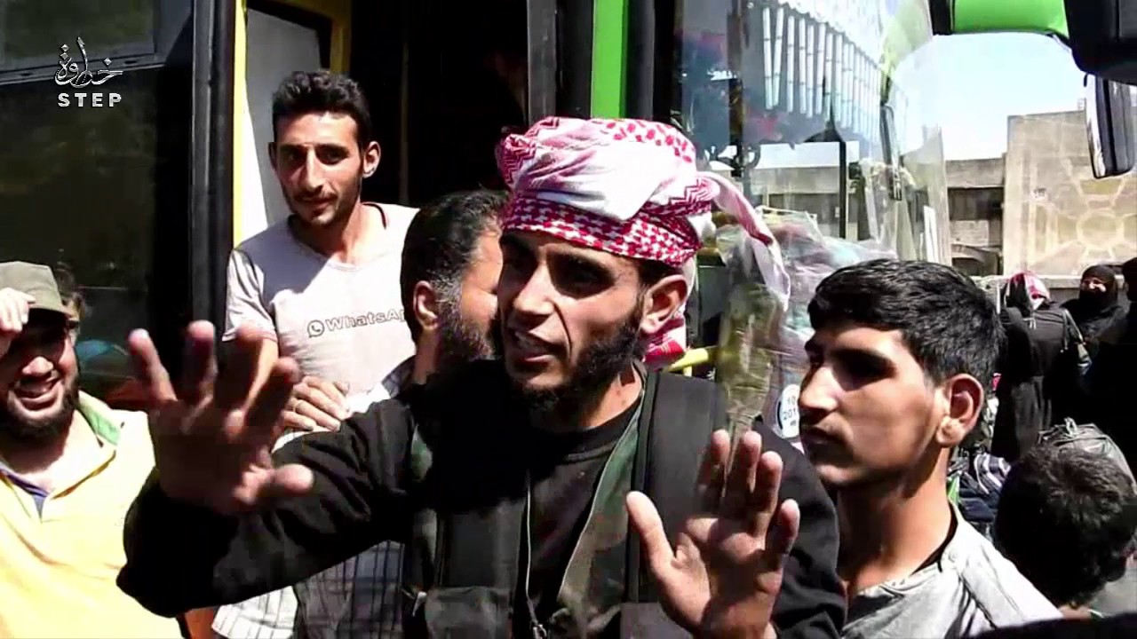 خطوة || وصول الدفعة الثانية الخارجة من حي الوعر الى قرية الدار الكبيرة في ريف حمص الشمالي