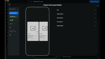 Regular Section | App Builder + WooStore Pro