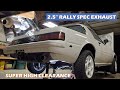 Rx7 Rally Car Exhaust is Complete! - Group B Tribute Rx7