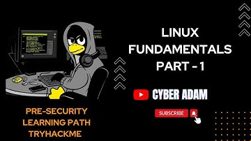 Linux Fundamentals Part -1 | Presecurity Learning Path - Tryhackme | Cyber Adam | Tamil