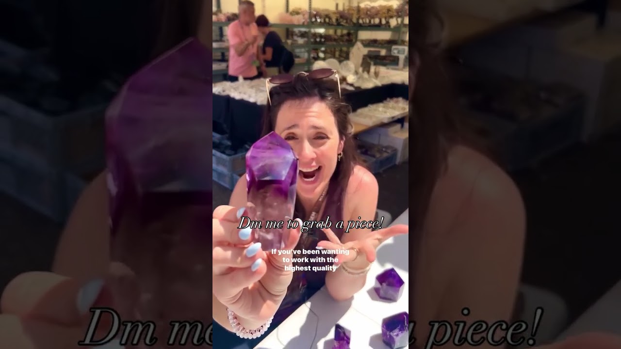 JUICY AAA Deep Purple Amethysts 💎 | France Gem Show 2025 | Dream Den Crystals