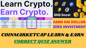 Coimarketcap Learn & Earn Correct Answer- 02 Sep 22