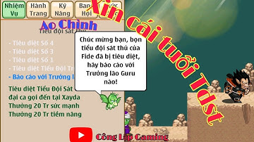 #NGOCRONGONLINE #NV Hành Trình Làm  Nhiệm Vụ Thuê TĐST-Fide Tại Sv4 | Công Lập Gaming