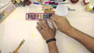 Water Color Resist With Crayons