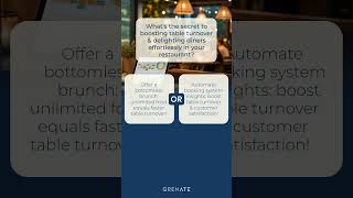 Unlock Effortless Table Turnover with Smart Booking Automation!