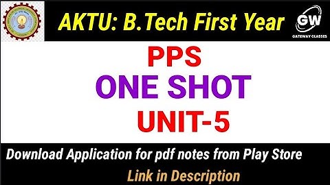 UNIT-5 I ONE SHOT I PPS by Pragya Rajvanshi Ma