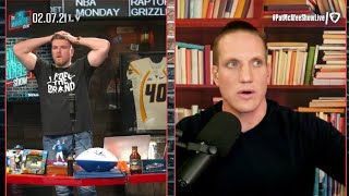 Pat McAfee looses $30,000 on SuperBowl coin toss & AJ Hawk takes the blame