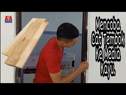 Cara Menggabungkan Menyatukan Papan Kayu dg Lem Membuat Penutup Tempat Sampah dari Kayu Bekas Palet. 