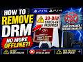 How to REMOVE DRM on PS5 &amp; PS4: Stop the 30-Day Online Check-In Forever!