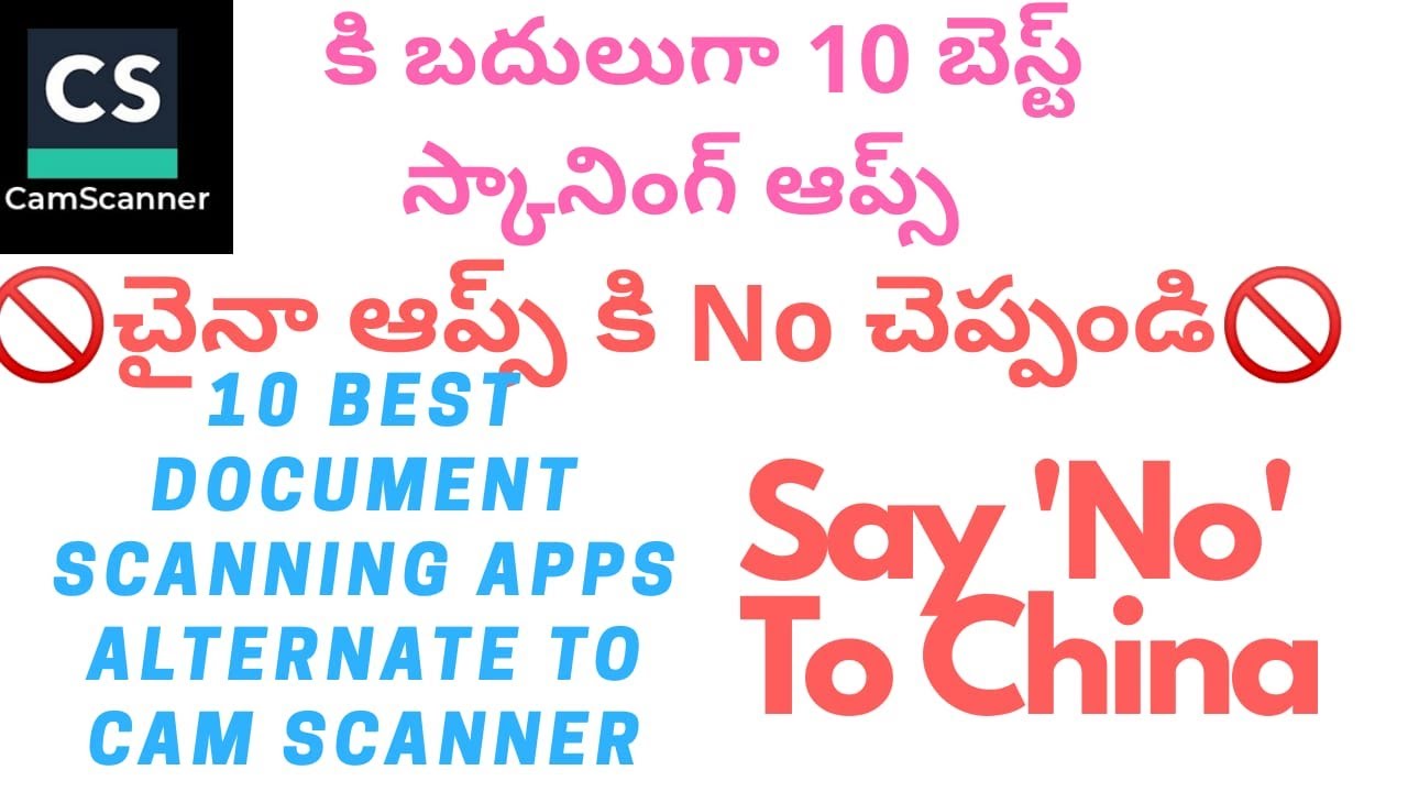 10 Best & Free Document Scanner Apps alternate to CamScanner in 2020