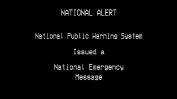 Stressor: Nationaal noodbericht (noodmaatregelmelding)