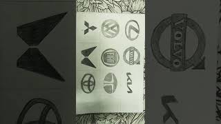 #car logo #part 3#Anash Khan art studio #drawing