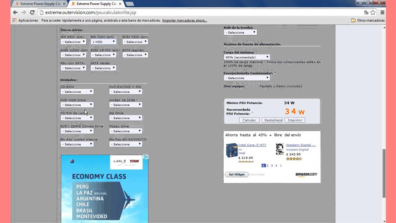Tutorial extreme power supply calculator lite YouTube