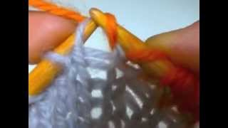 Technique Of Knitting - Kbf Symmetrical Stitch Of Kfb Type-B