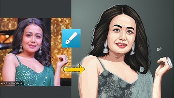 Vector Art Tutorial ft. Neha Kakkar  |  Dev EditZ